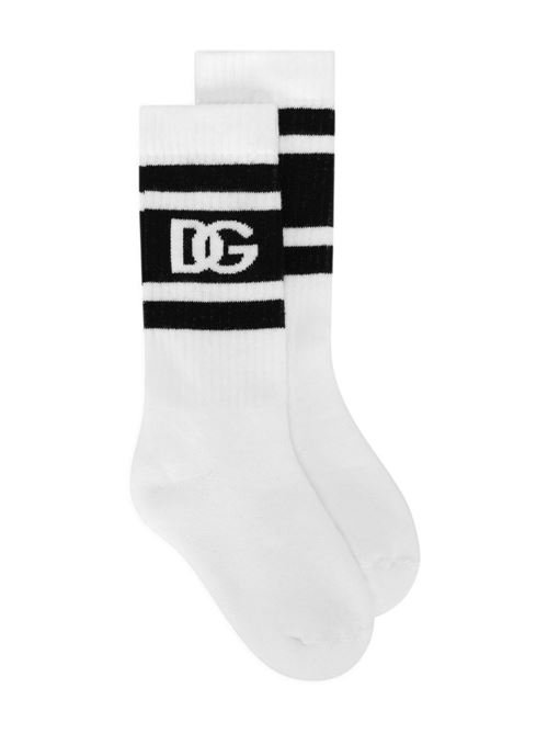 Calze bambino con logo Dolce & Gabbana Kids | LBKAC5JBCACS9002